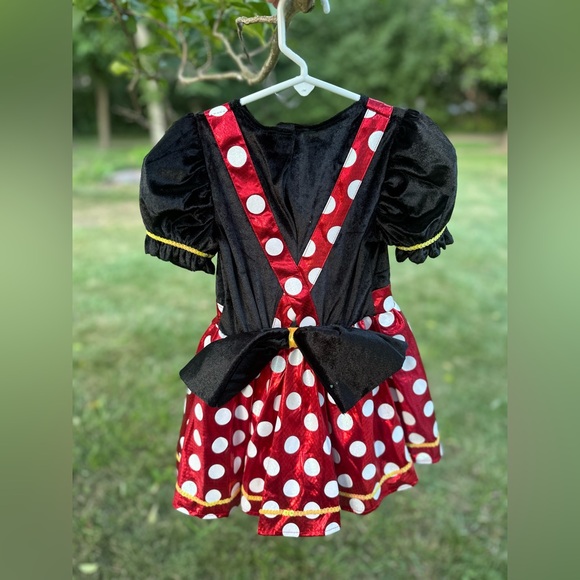 Disneys Minnie Mouse Polka Dot Dress Costume | SIZE 3-4 Y - Picture 2 of 4